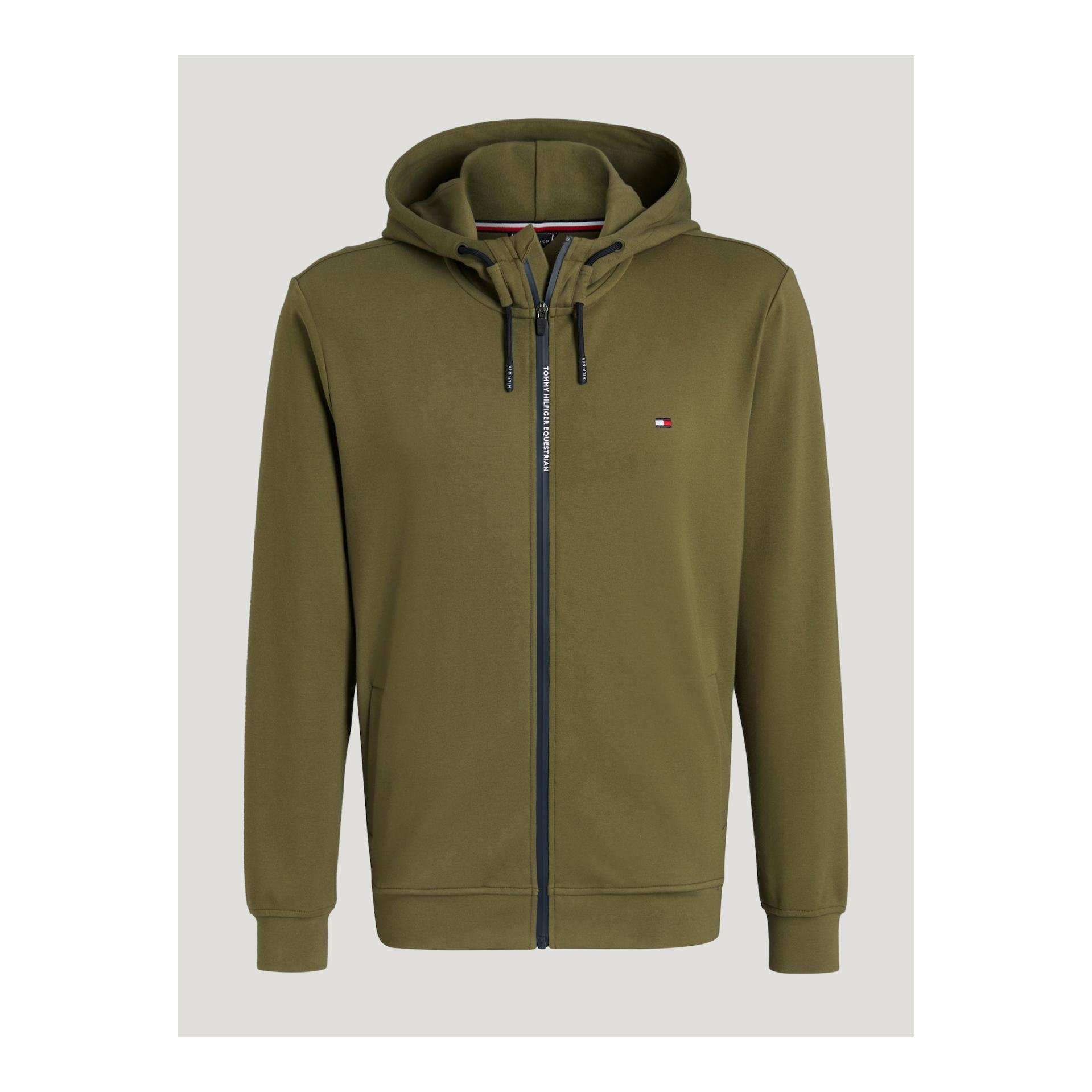 Tommy Hilfiger Equestrian Hoodie Glenn Herren - Utility Olive - Farbe: Utility Olive, Grösse Bekleidung Herren: L
