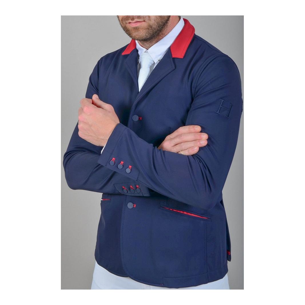 Harcour Turnierjacket Pégase Herren - Navy/Red - Grösse Bekleidung Herren: S, Farbe: Navy/Red
