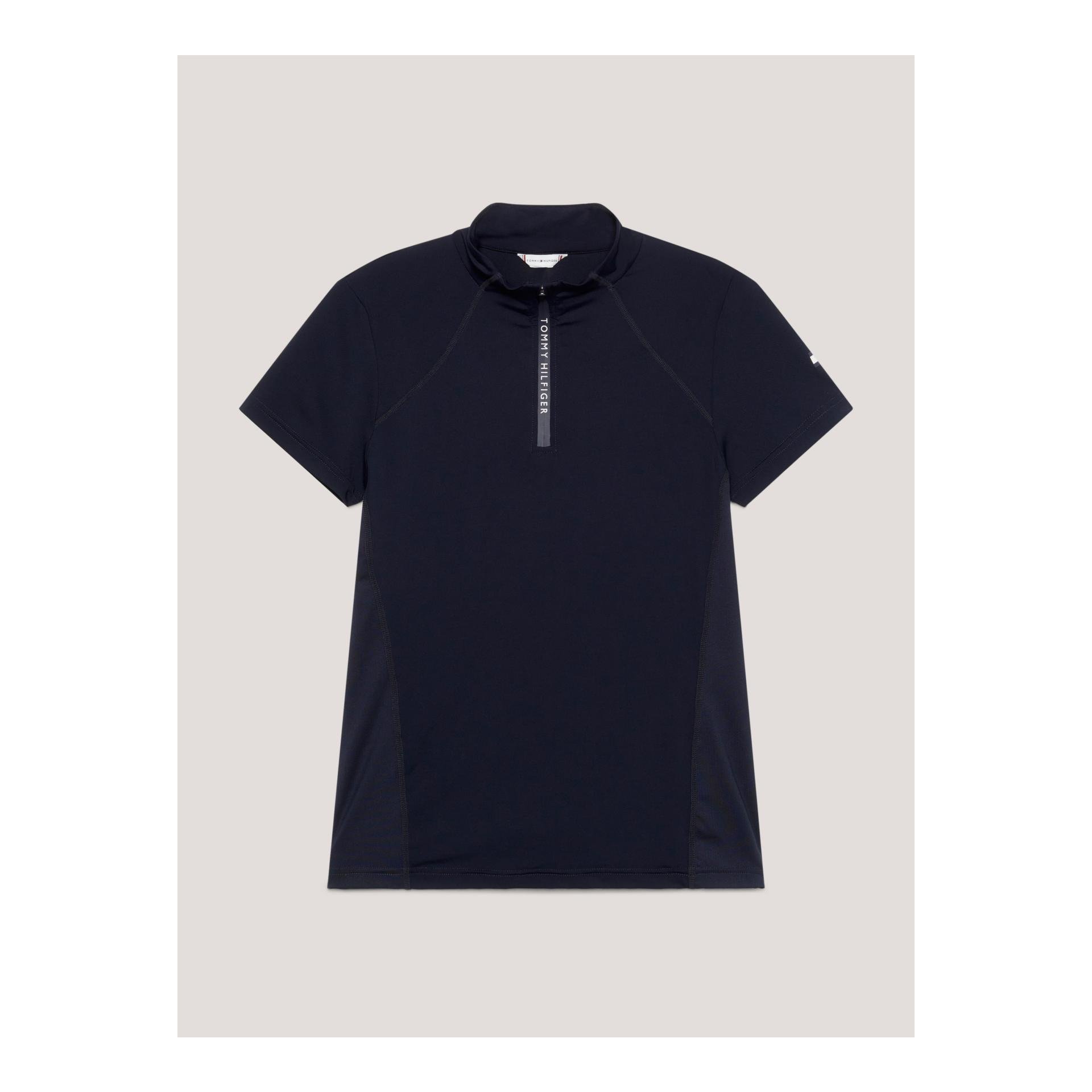 Tommy Hilfiger Equestrian Trainingsshirt Cooling Denver Damen - Desert Sky - Grösse Bekleidung Damen: M, Farbe: Desert Sky