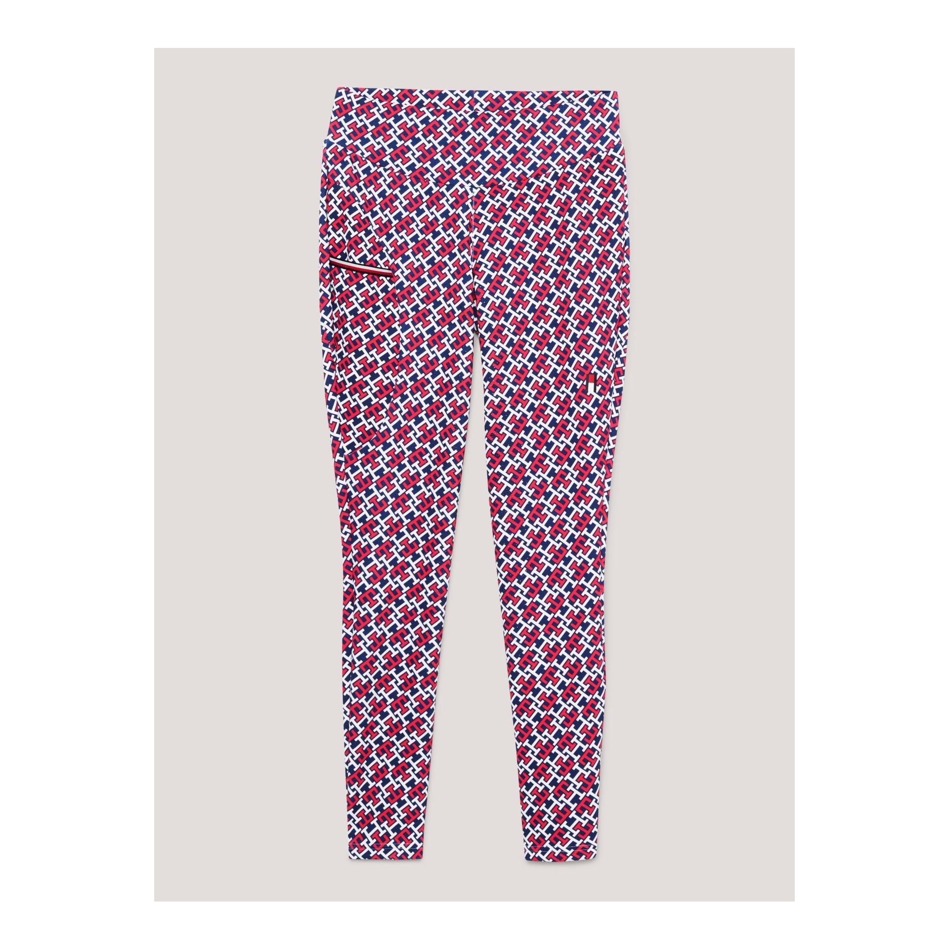 Tommy Hilfiger Equestrian Reitleggings Elmira Monogram Vollgrip Damen - Multi - Grösse Bekleidung Damen: M