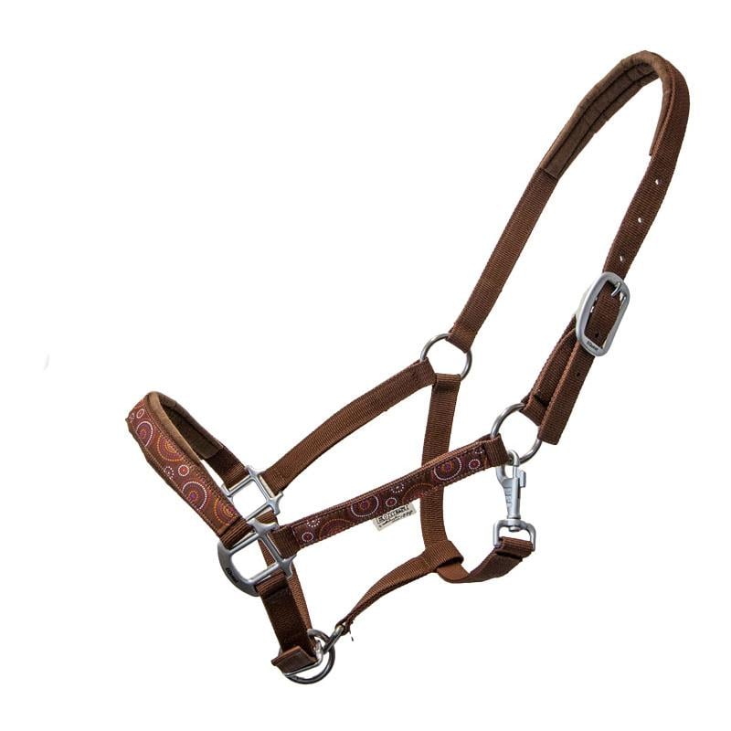 EQuest Halfter Casual Dual Plus Alu - mokka Grösse Halfter: VB, Farbe: Mokka