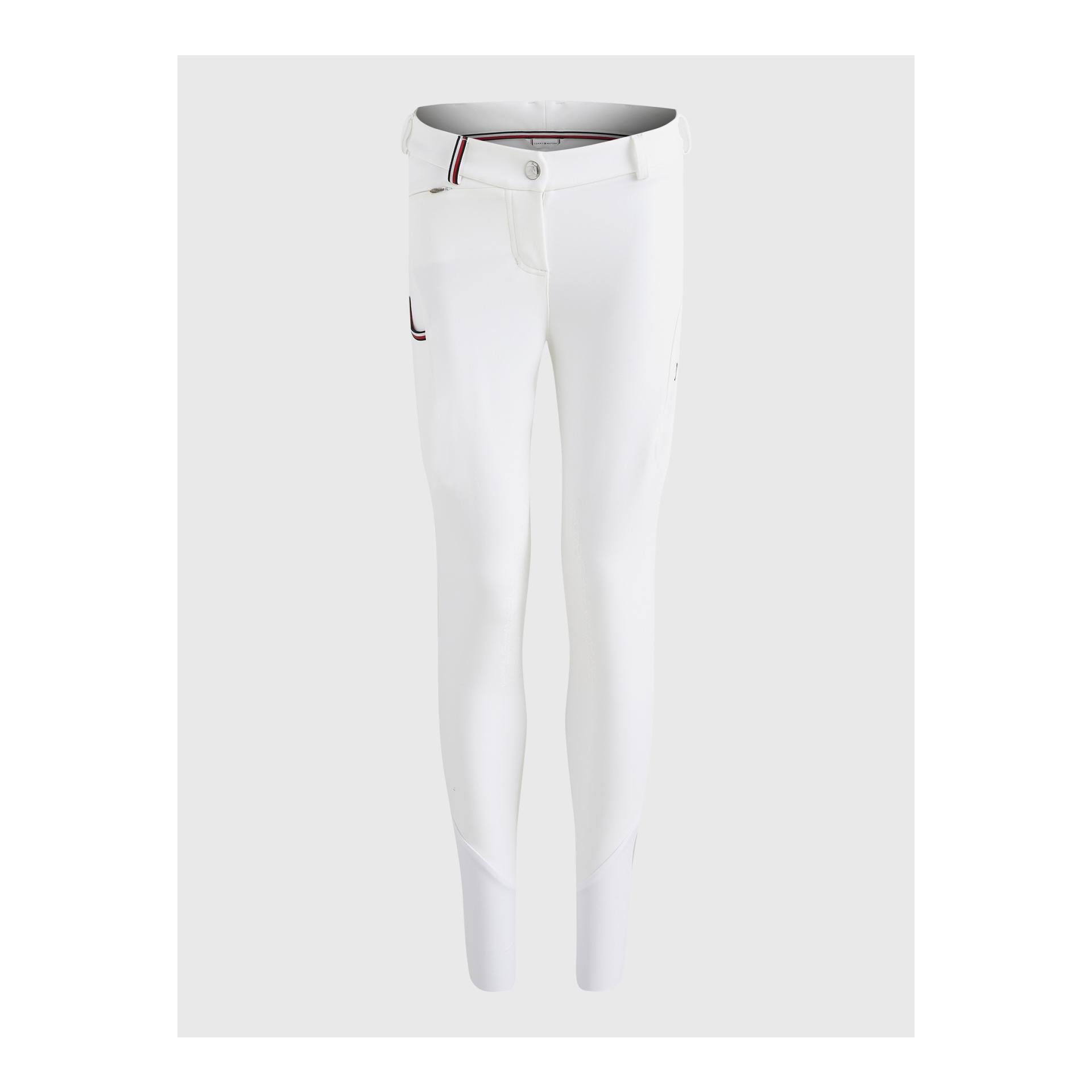 Tommy Hilfiger Equestrian Reithose Performance Kniegrip Damen - Th Optic White - Grösse Bekleidung Damen: L