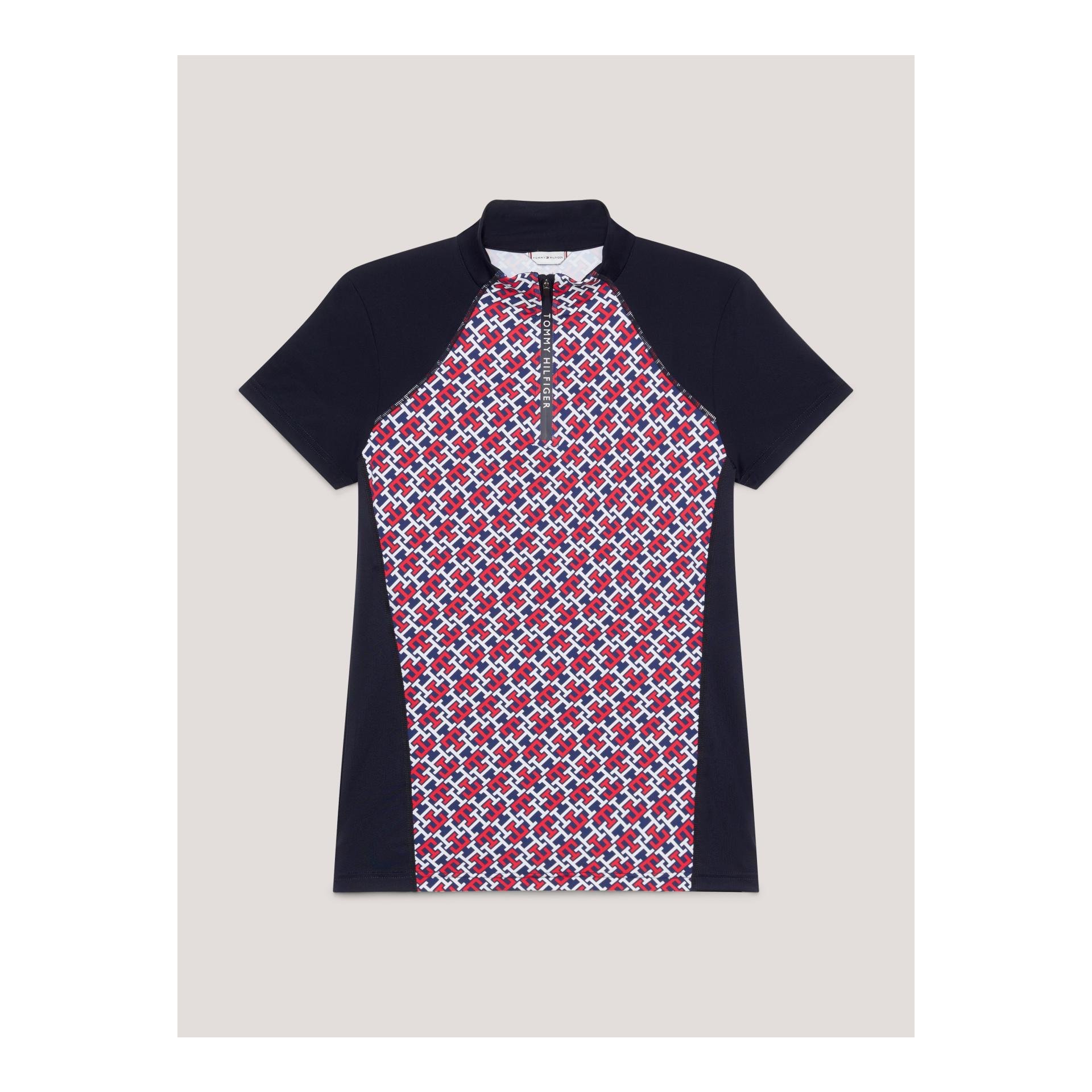 Tommy Hilfiger Equestrian Trainingsshirt Monogram Cooling Denver Damen - Multi - Grösse Bekleidung Damen: XS