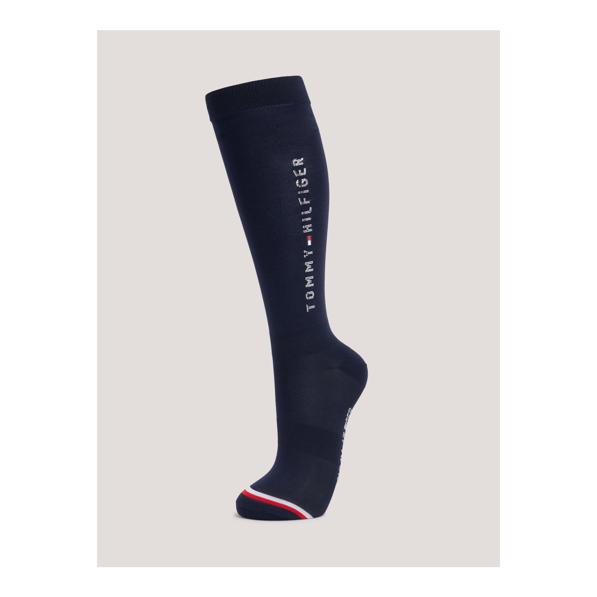 Tommy Hilfiger Equestrian Reitsocken Lisbon Studded - Desert Sky - Grösse Socken: 35-38