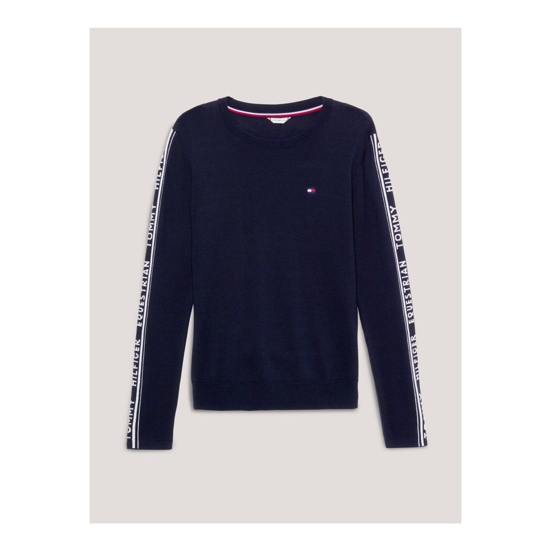 Tommy Hilfiger Equestrian Pullover Seattle Damen - Desert Sky - Farbe: Desert Sky, Grösse Bekleidung Damen: S