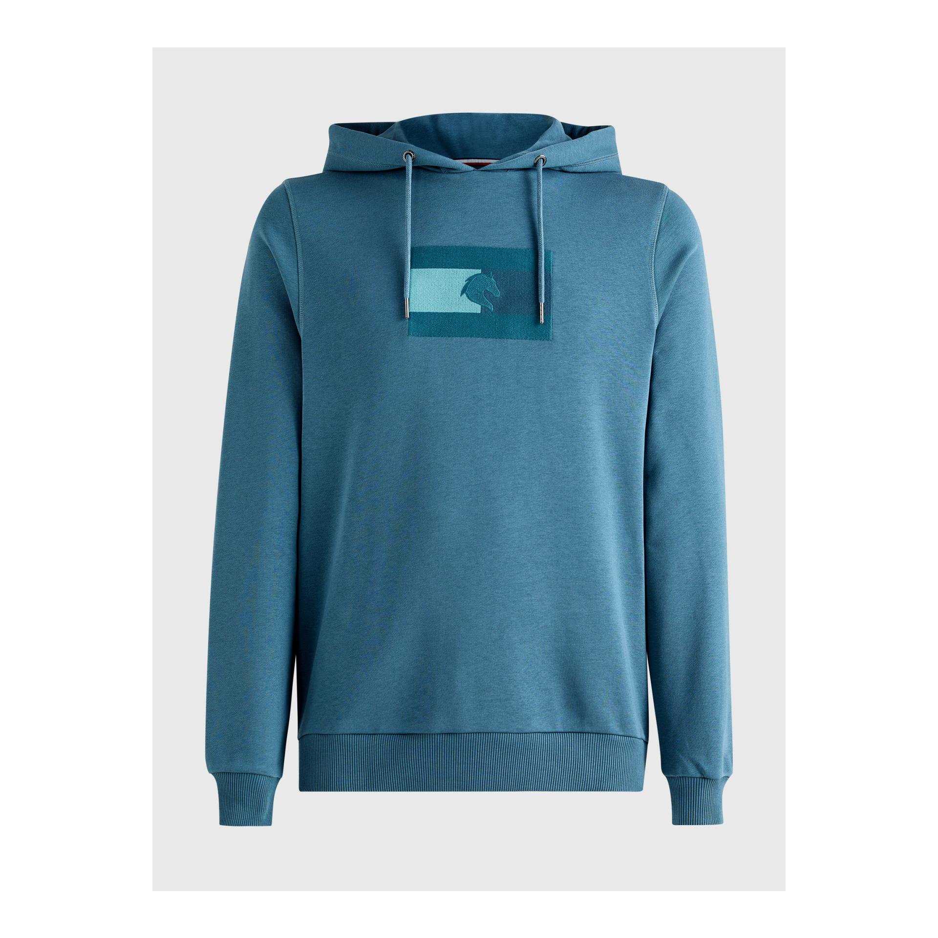 Tommy Hilfiger Equestrian Hoody Style Herren - mercury marine Grösse Bekleidung Herren: M