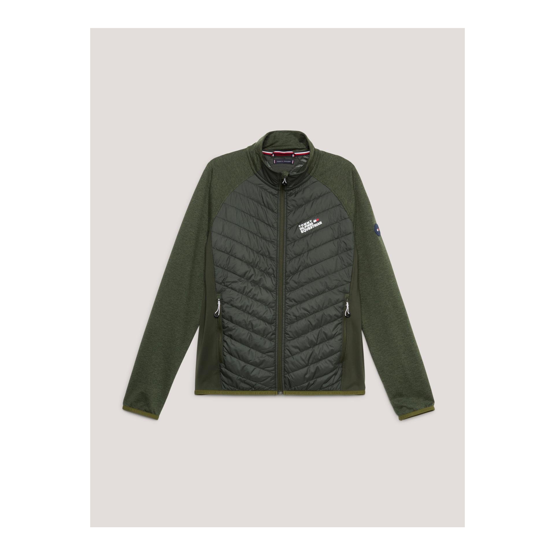 Tommy Hilfiger Equestrian Jacke Thermo Hybrid Herren - Putting Green -  Farbe: Putting Green, Grösse: M