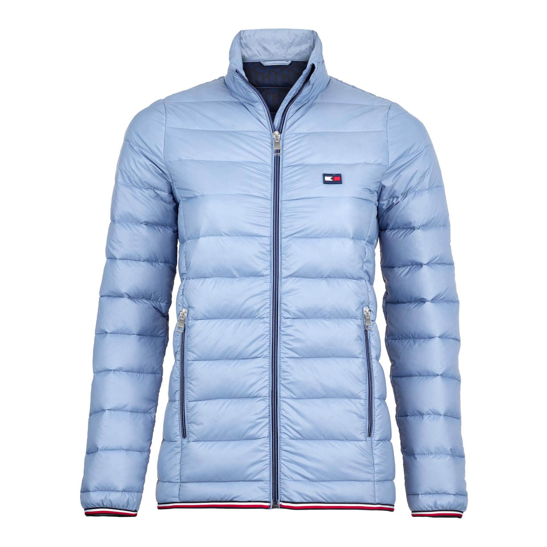 Tommy Hilfiger Equestrian Leichte Re-Down Jacke Damen - moonstone Grösse Bekleidung Damen: XS