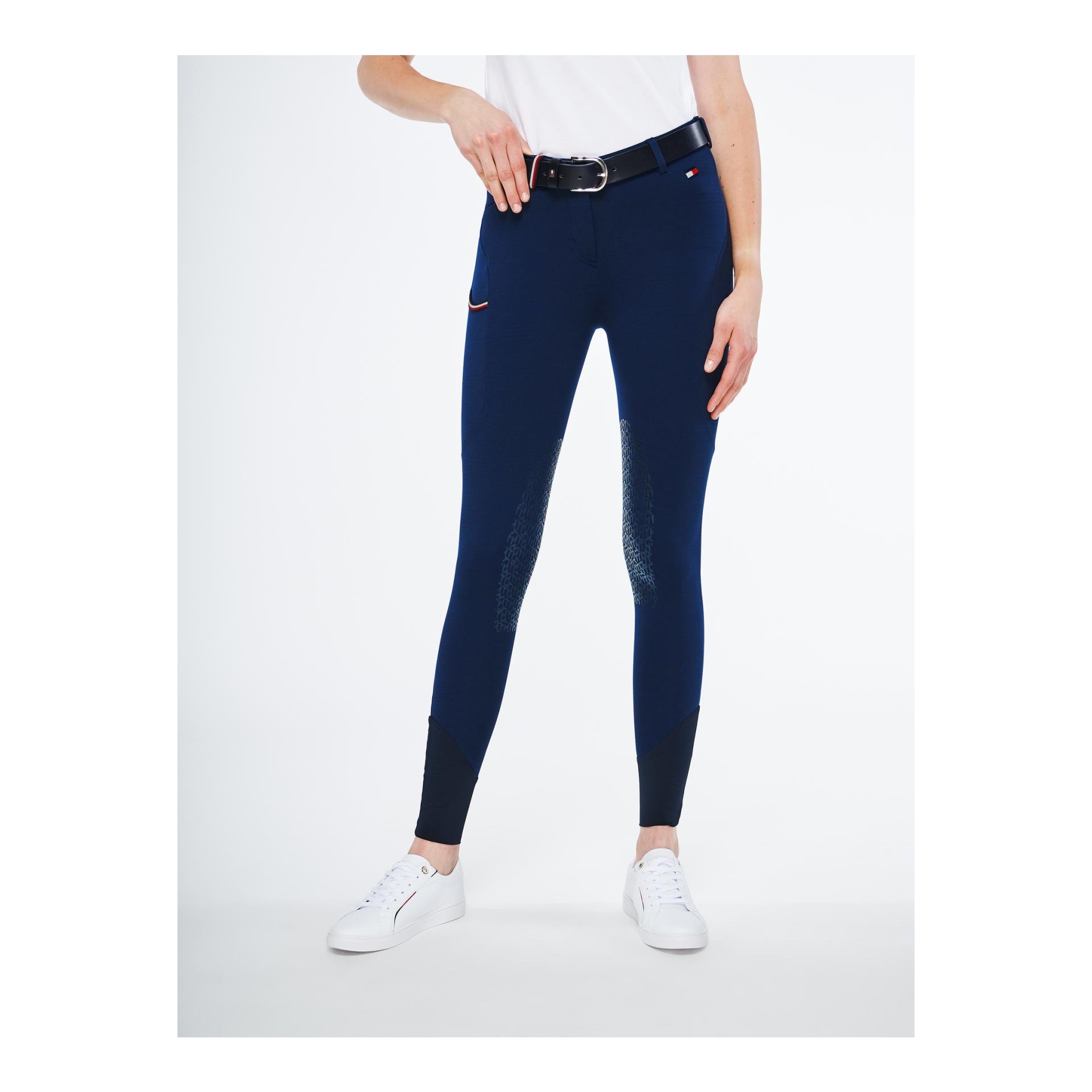 Tommy Hilfiger Equestrian Reithose Performance Kniegrip Damen - Desert Sky -  Grösse Bekleidung Damen: XL