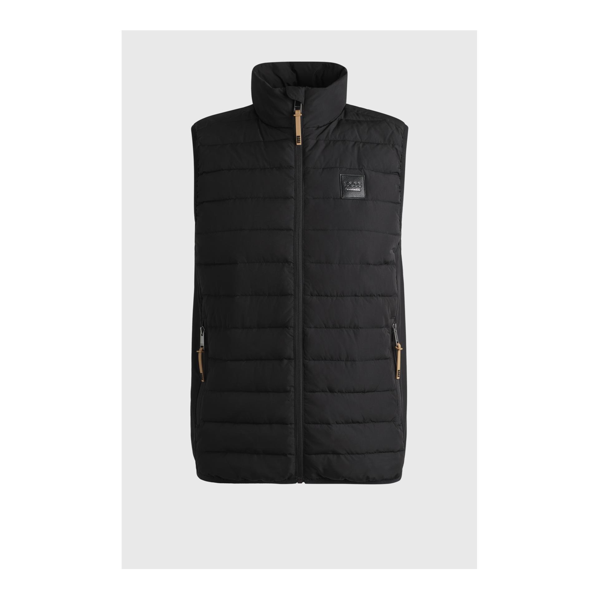 BOSS Equestrian Weste Puffer Leicht Ashton Herren - Black - Farbe: Black, Grösse Bekleidung Herren: XL