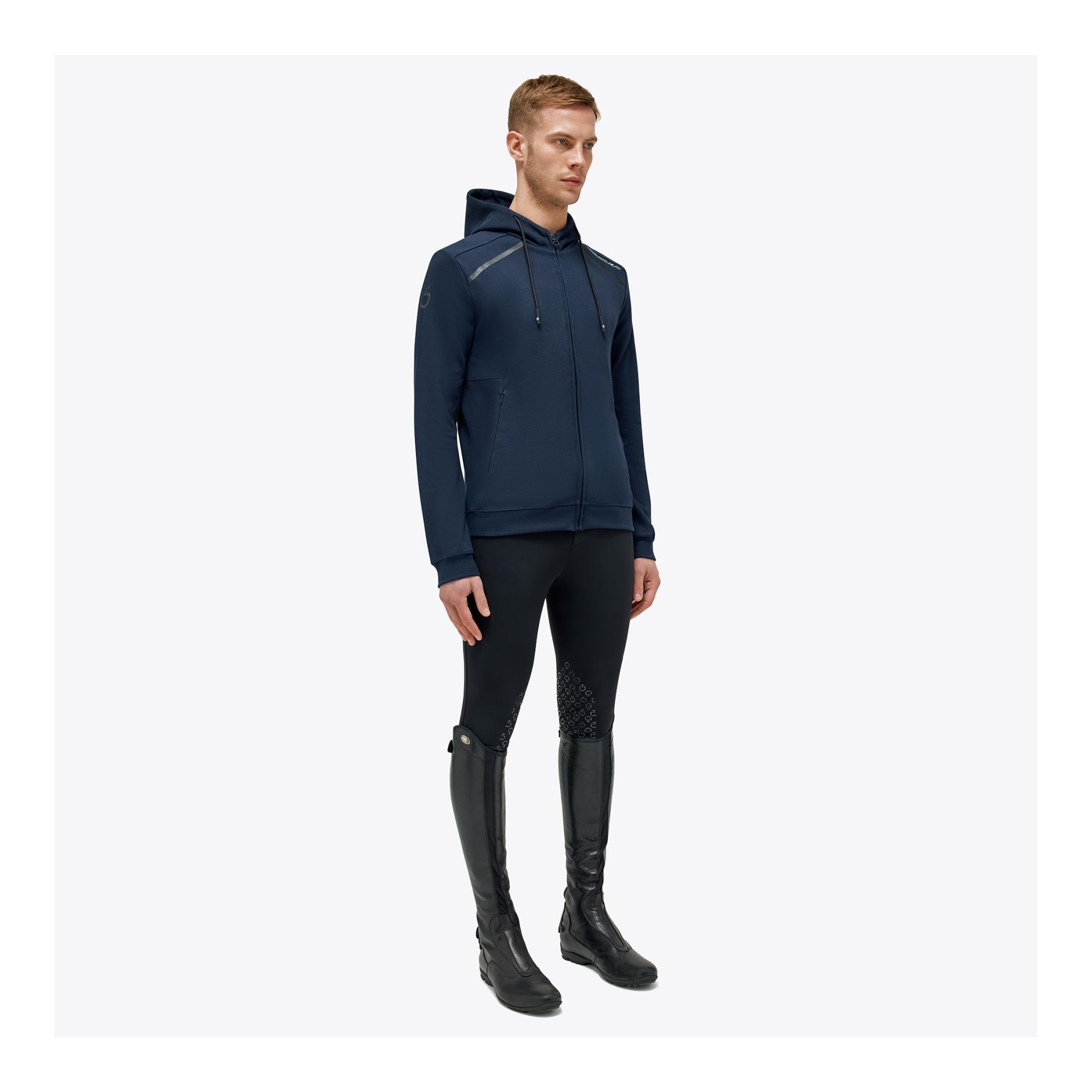 Cavalleria Toscana Hoodie Dash Herren - Navy - Grösse Bekleidung Herren: S