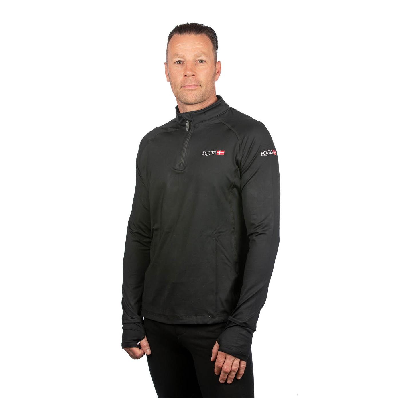 EQUES Prima Shirt Herren - Schwarz - Grösse Bekleidung Herren: L