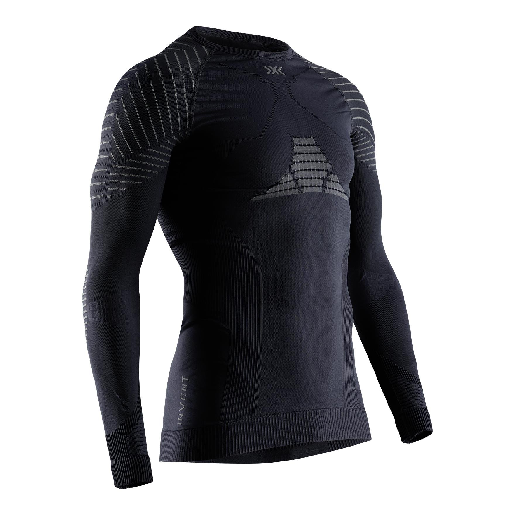 X Bionic Invent 4.0 Shirt LG SL Herren - black/charcoal Grösse Bekleidung Herren: XL, Farbe: Black/Charcoal