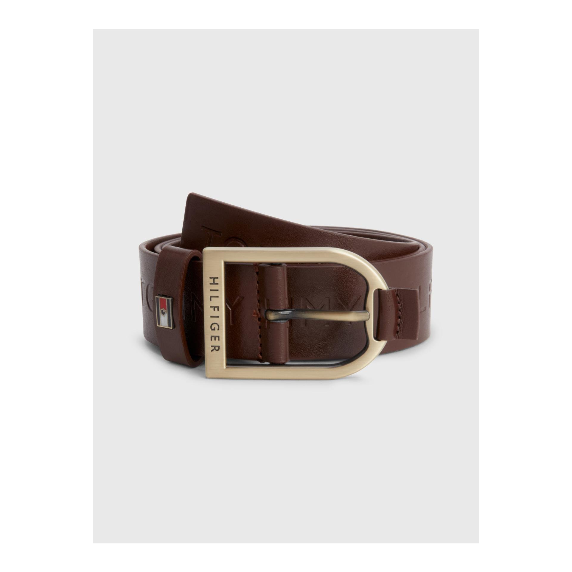 Tommy Hilfiger Equestrian Veganer Gürtel Steigbügel-Schnalle - Brown -