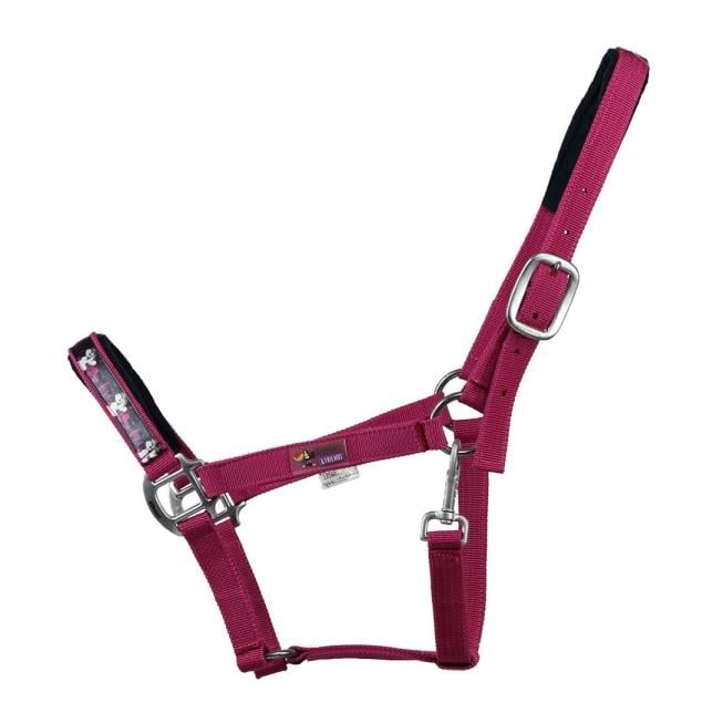Pummeleinhorn Halfter Uno Plus Pummel... be loved mit Alu Beschlägen - Viola Red -  Farbe: Viola Red, Grösse Halfter: M