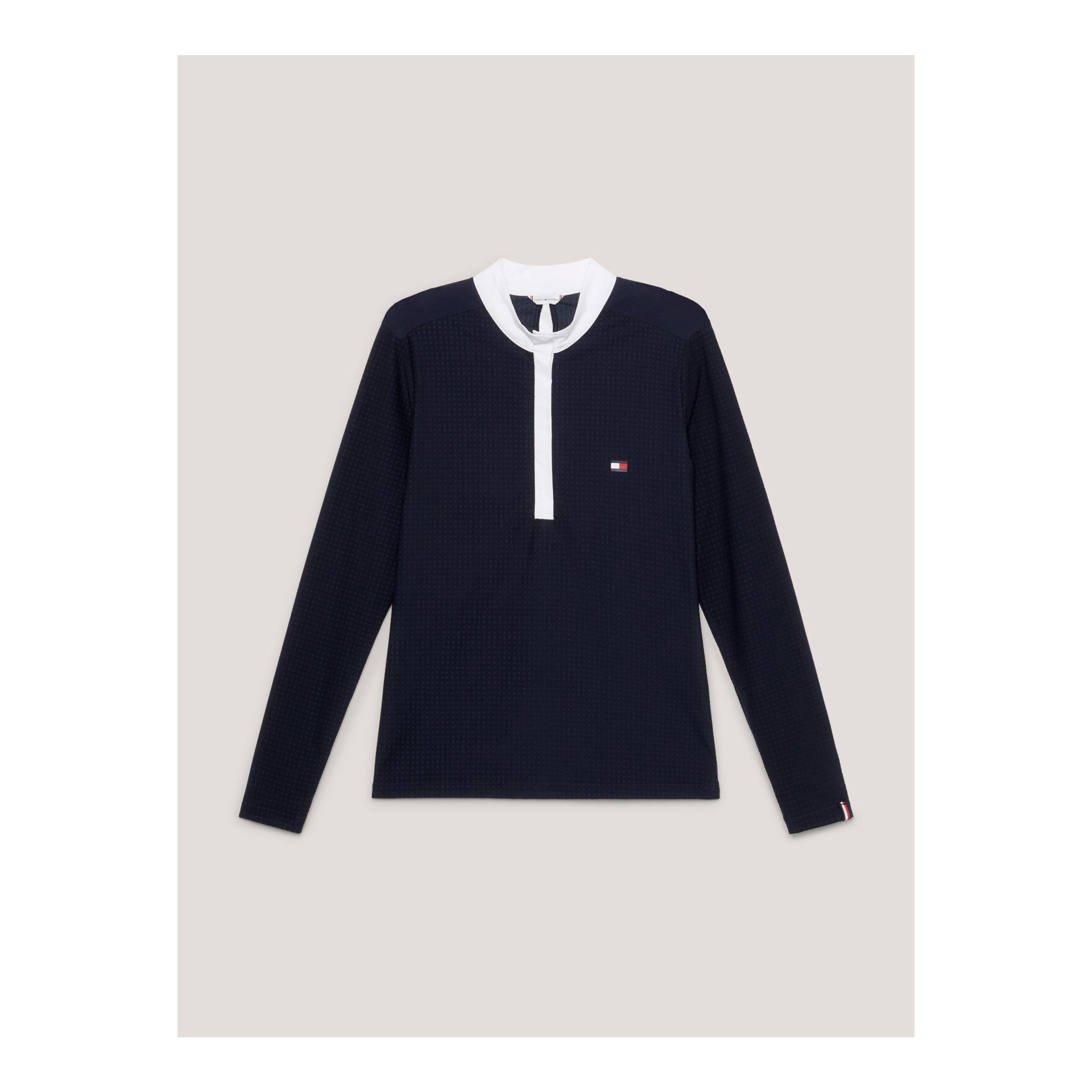 Tommy Hilfiger Equestrian Turniershirt Chelsea Cooling Long Damen - Desert Sky -  Grösse Bekleidung Damen: XXS