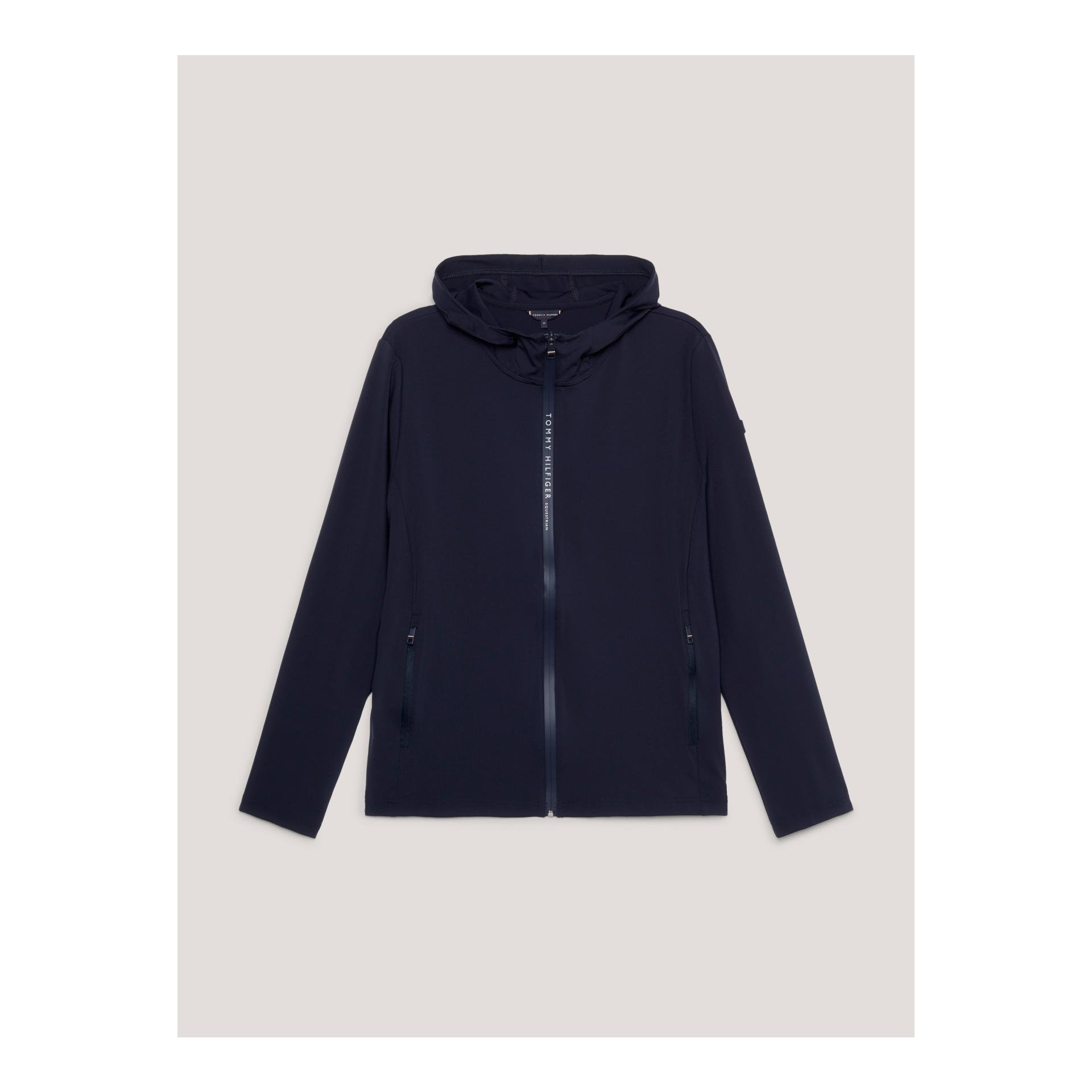 Tommy Hilfiger Equestrian Reitjacke Lightweight Windbreaker Chicago Damen - Desert Sky - Grösse Bekleidung Damen: L