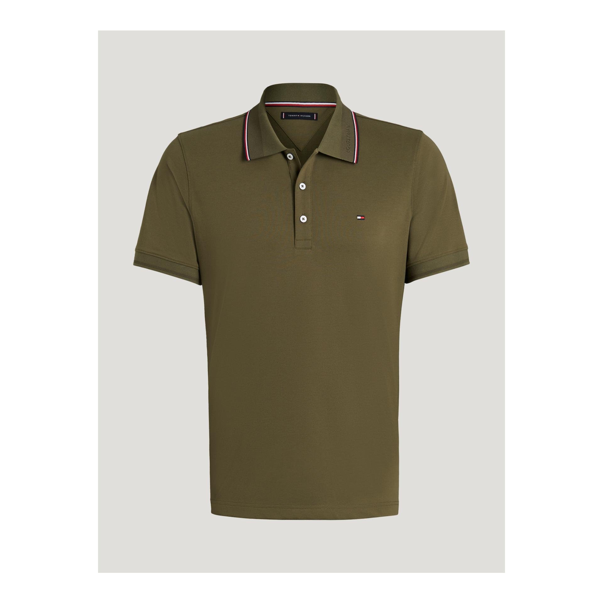Tommy Hilfiger Equestrian Poloshirt Harrison Herren - Utility Olive - Grösse Bekleidung Herren: M, Farbe: Utility Olive