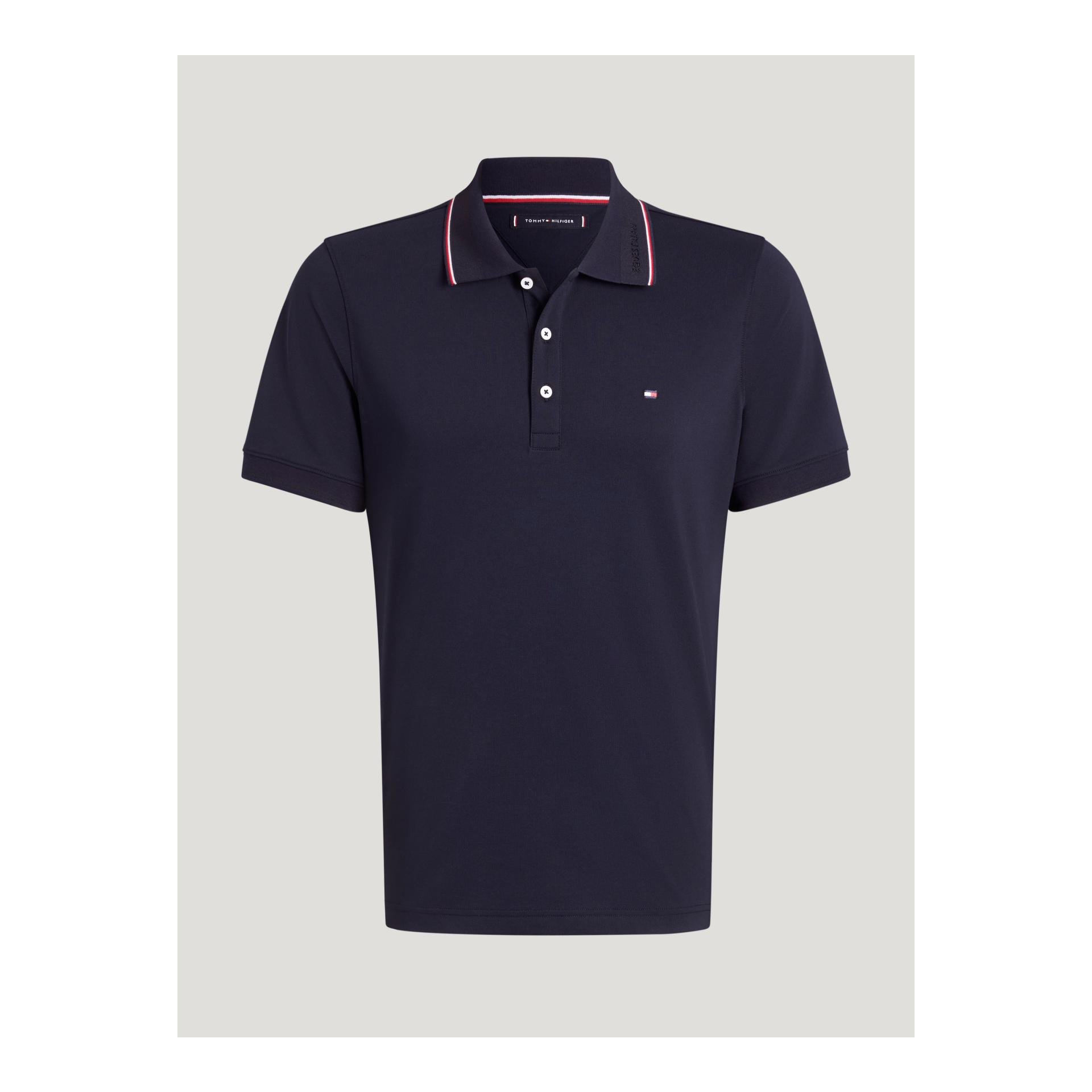 Tommy Hilfiger Equestrian Poloshirt Harrison Herren - Desert Sky - Farbe: Desert Sky, Grösse Bekleidung Herren: L
