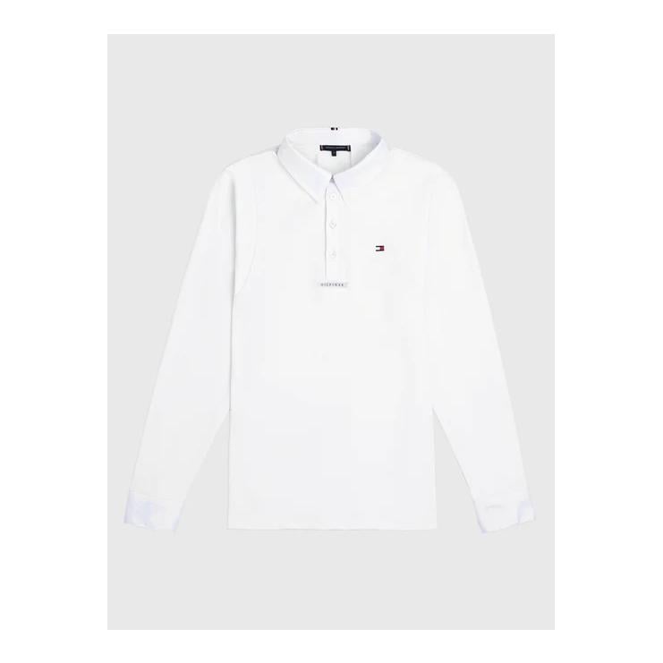 Tommy Hilfiger Equestrian Turniershirt Columbus Herren - Optic White - Grösse Bekleidung Herren: M