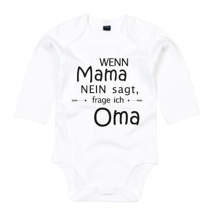Schwesternuhr Baby-Body Oma