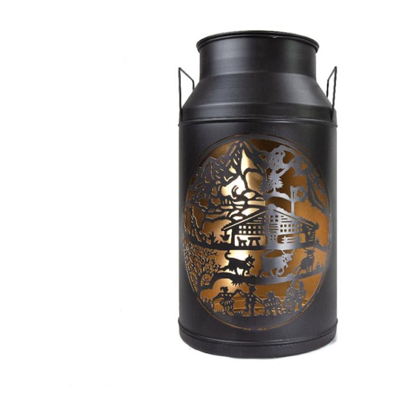 Schwesternuhr Milchkannen Laterne «Le Chalet» Grand