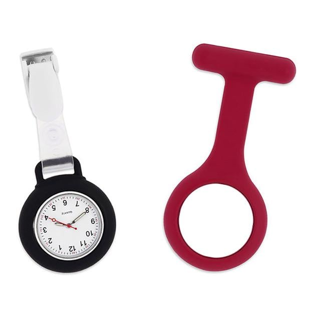 Schwesternuhr Kombipack Clip/Silikon