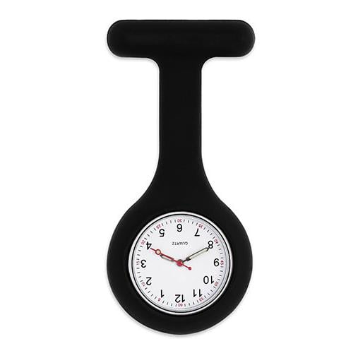Schwesternuhr Uhr mit Sicherheitsnadel, aus Silikon