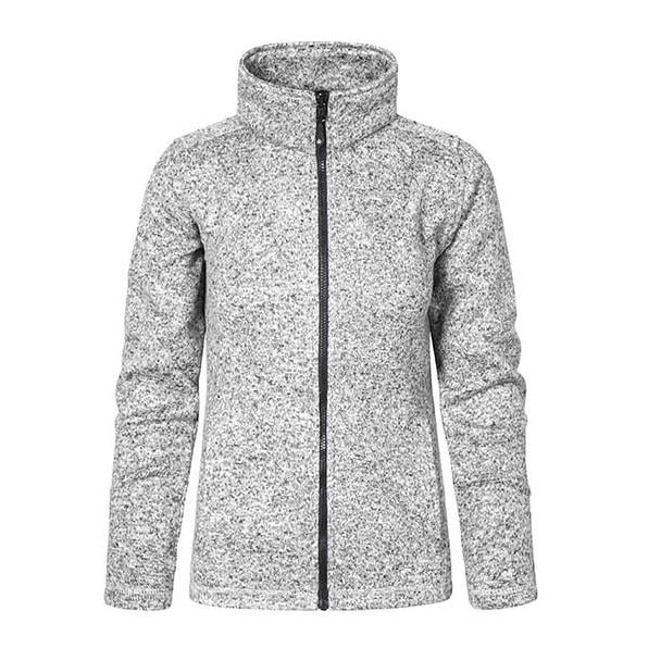 Schwesternuhr Strickfleece Jacke C+ Damen