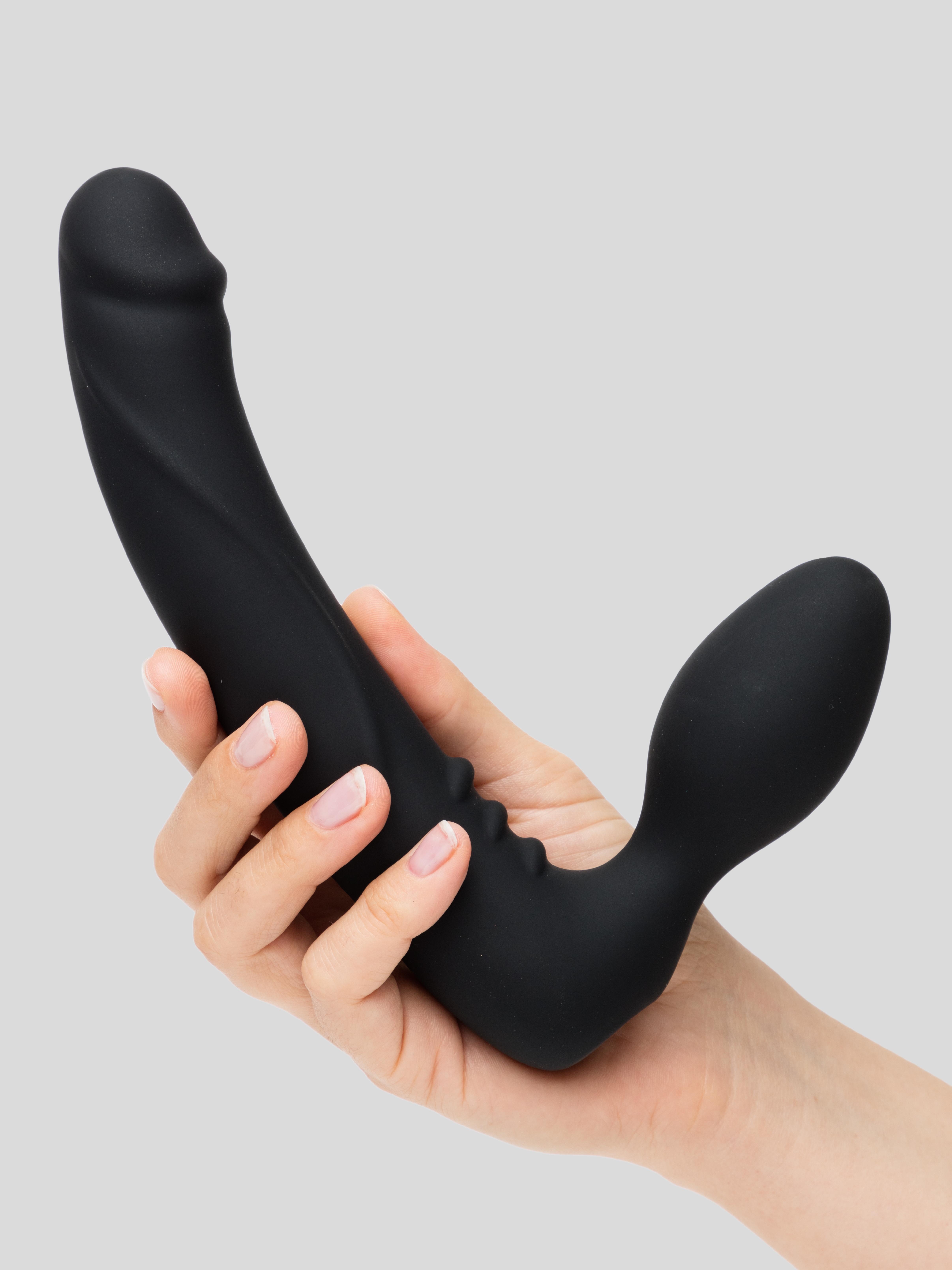 Tracey Cox Supersex Gurtloser Strapon-dildo Mit Vibration, Schwarz - Amorana