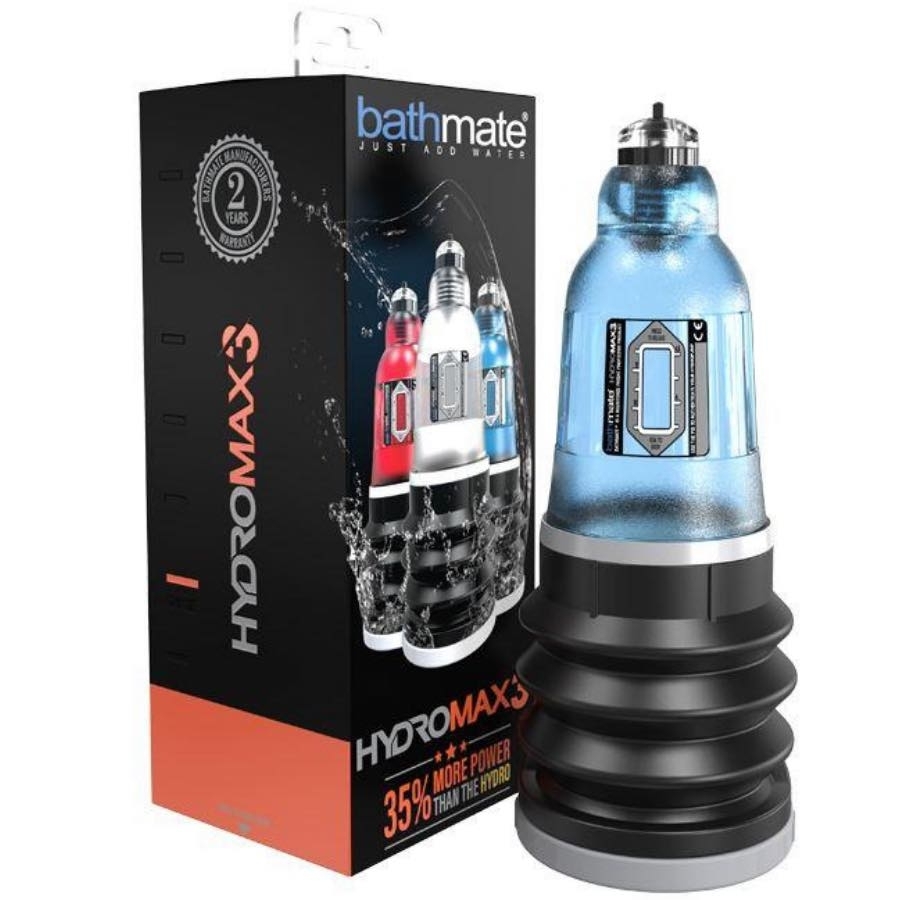 Bathmate Hydromax3 Penispumpe, Anfängergeeignet, Blau - Amorana