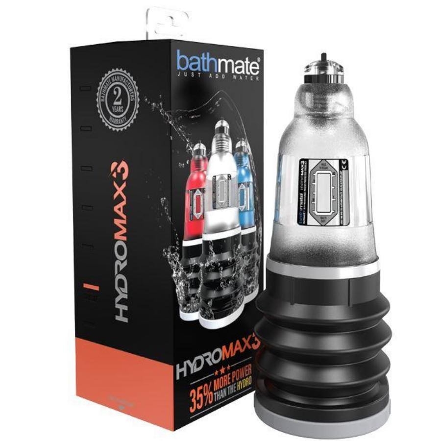 Bathmate Hydromax3 Penispumpe, Anfängergeeignet, Transparent - Amorana