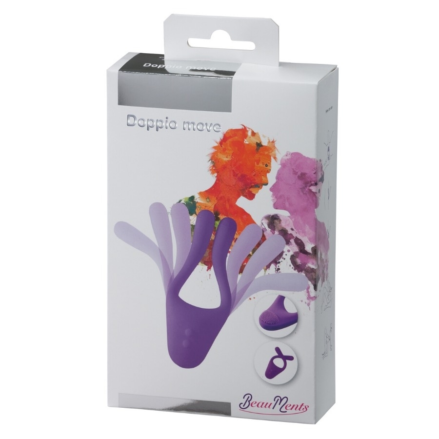 Beauments Doppio Move Paarvibrator, Anfängergeeignet, Violett - Amorana
