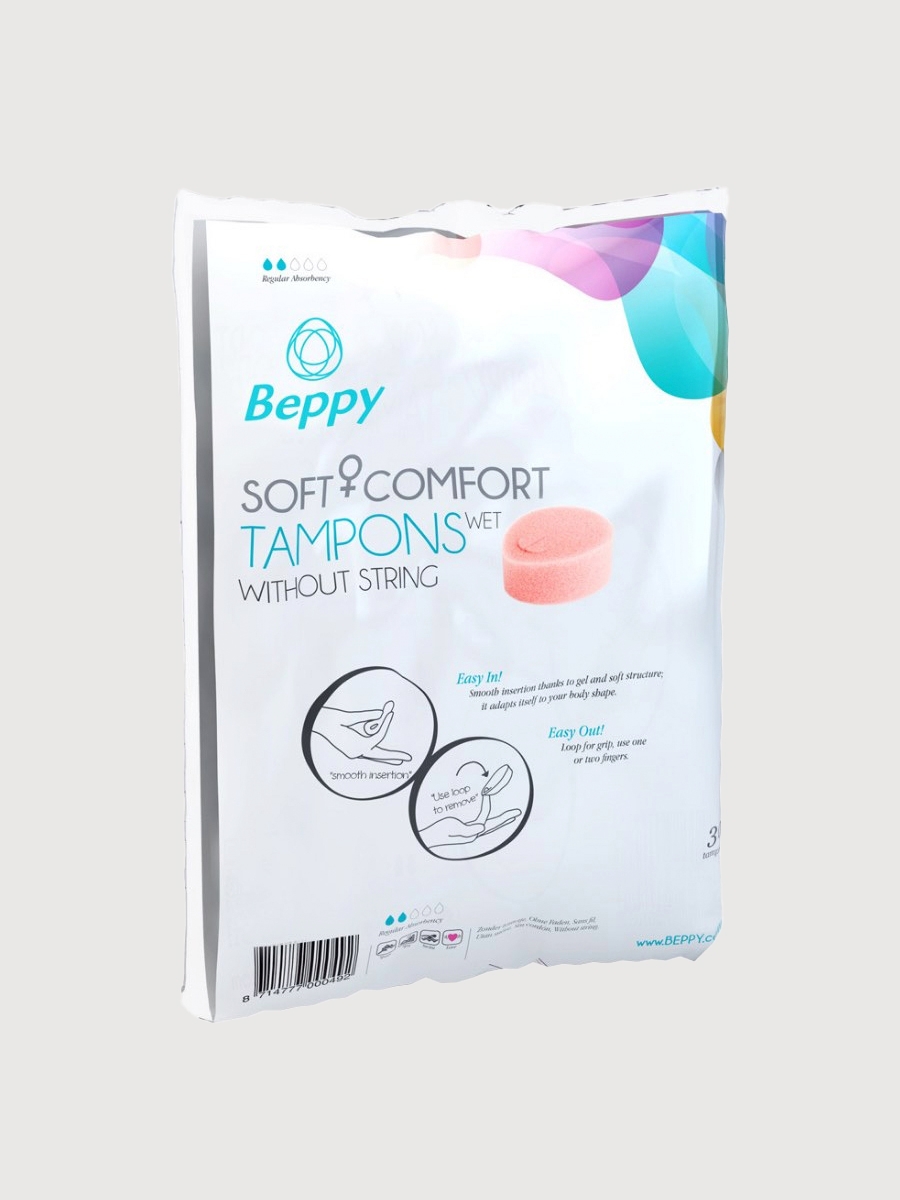 Beppy Soft + Comfort Wet Tampon, Rosa, 30 Stück - Amorana
