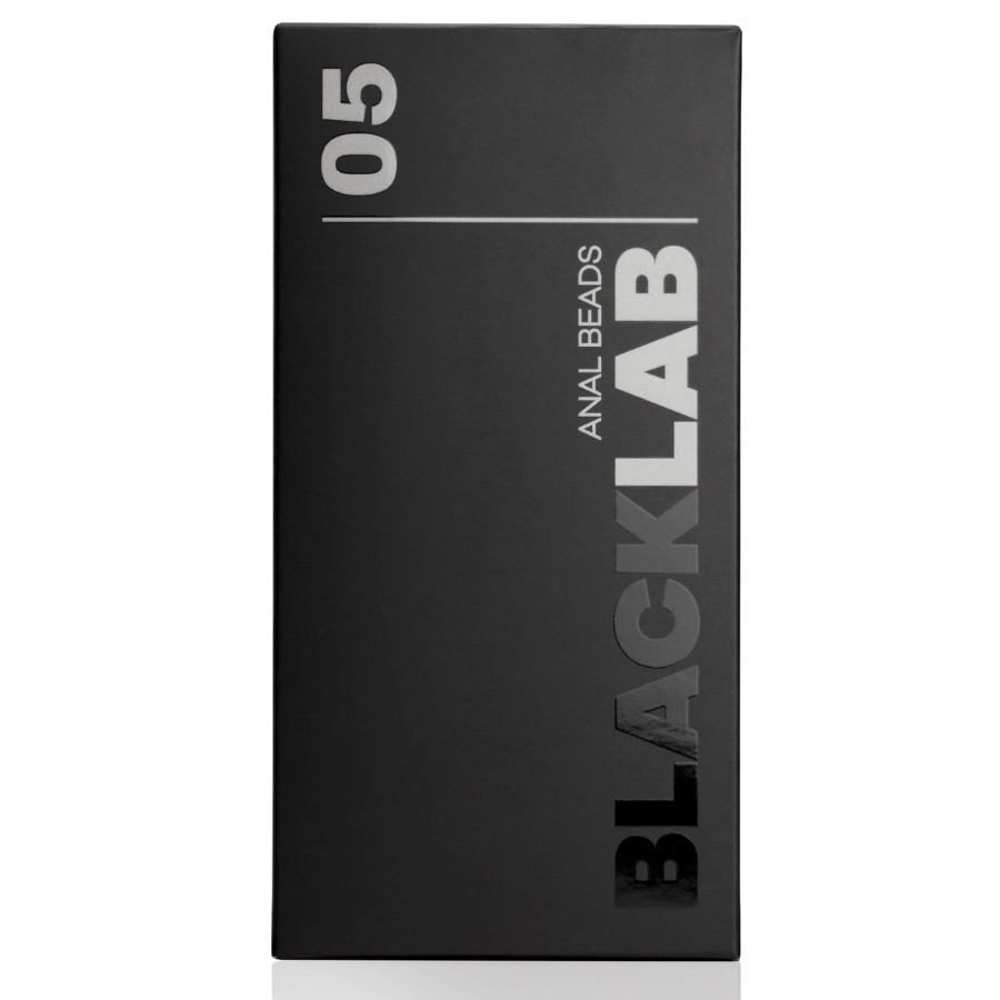 Blacklab Anal Beads 05 Analkette, Anfängergeeignet, Schwarz - Amorana