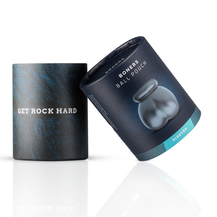 Boners Ball Pouch Hodenring, Anfängergeeignet, Grau - Amorana