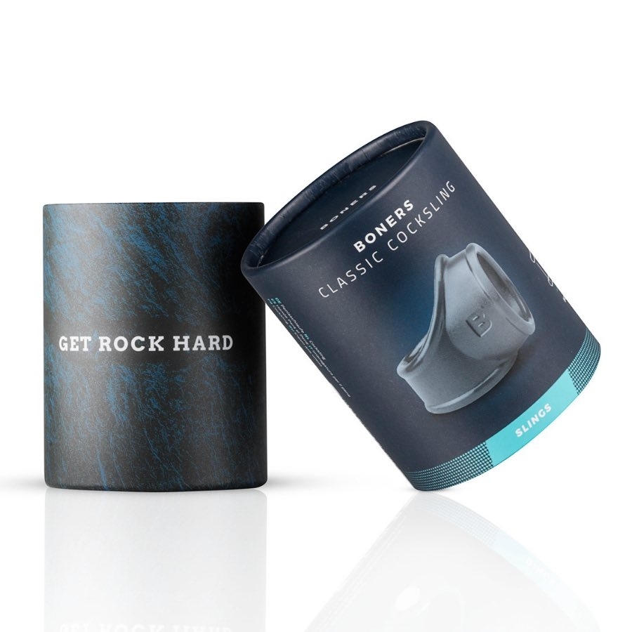 Boners Classic Cocksling Klassischer Penisring, Anfängergeeignet, Grau - Amorana