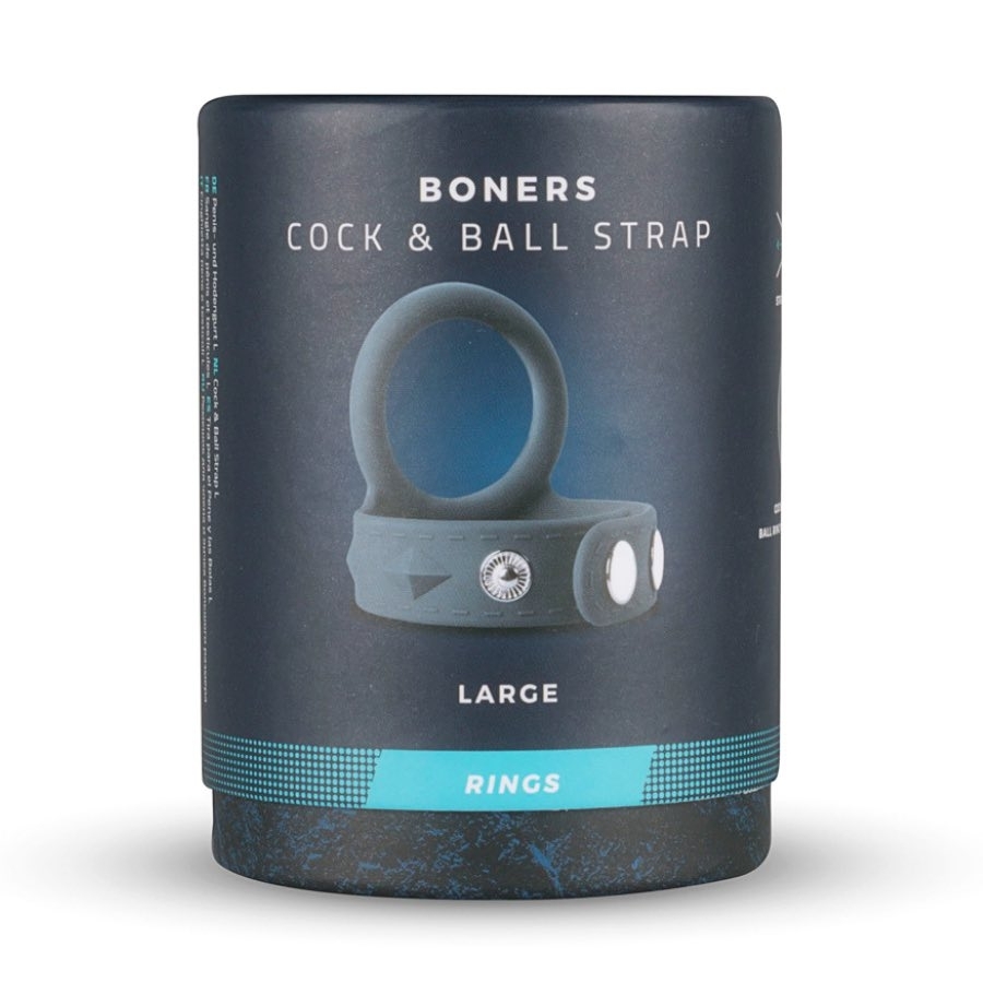 Boners Cock & Ball Strap Klassischer Penisring, Grau - Amorana