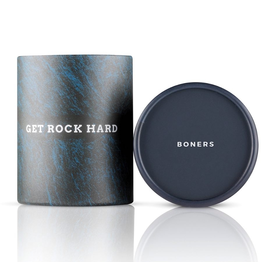 Boners V-shape Ball Splitter Hodenring, Blau - Amorana