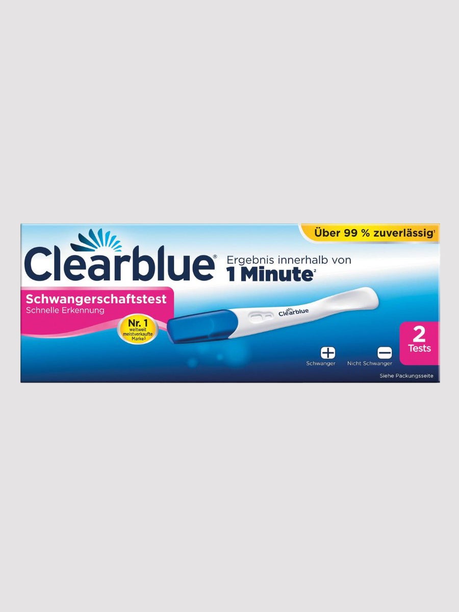 Clearblue - Schwangerschaftstest Schnelle Erkennung - Weiss - 2 Tests