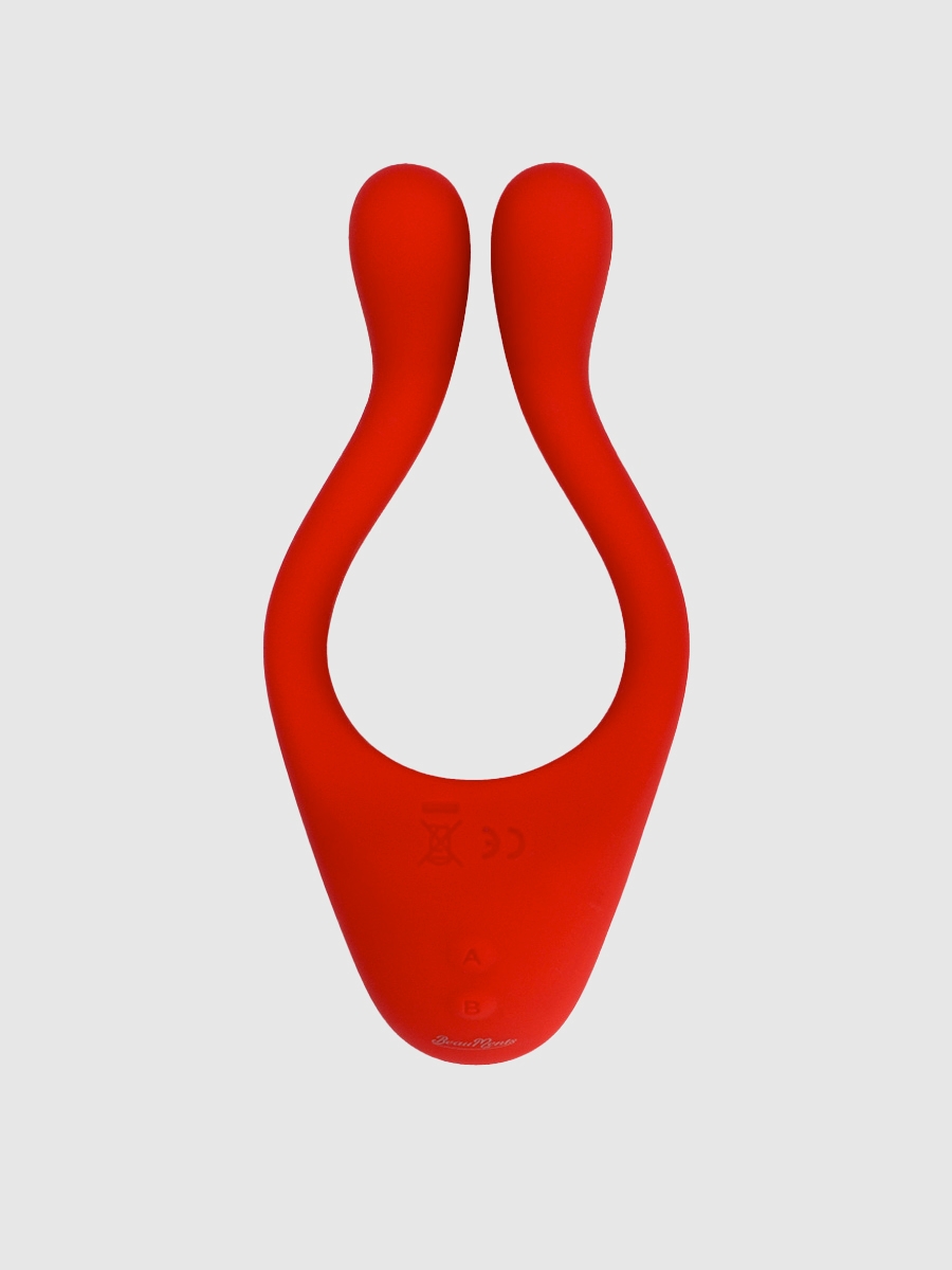 Beauments Doppio Amorana Edition Paarvibrator, Anfängergeeignet, Rot - Amorana