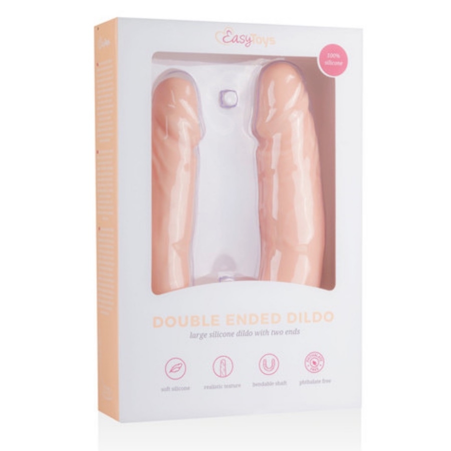 Easytoys Double End Doppeldildo, Anfängergeeignet, Nude - Amorana