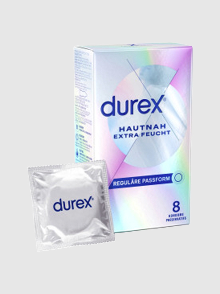 Durex Hautnah Extra Feucht Kondome 8 Stk. - Amorana
