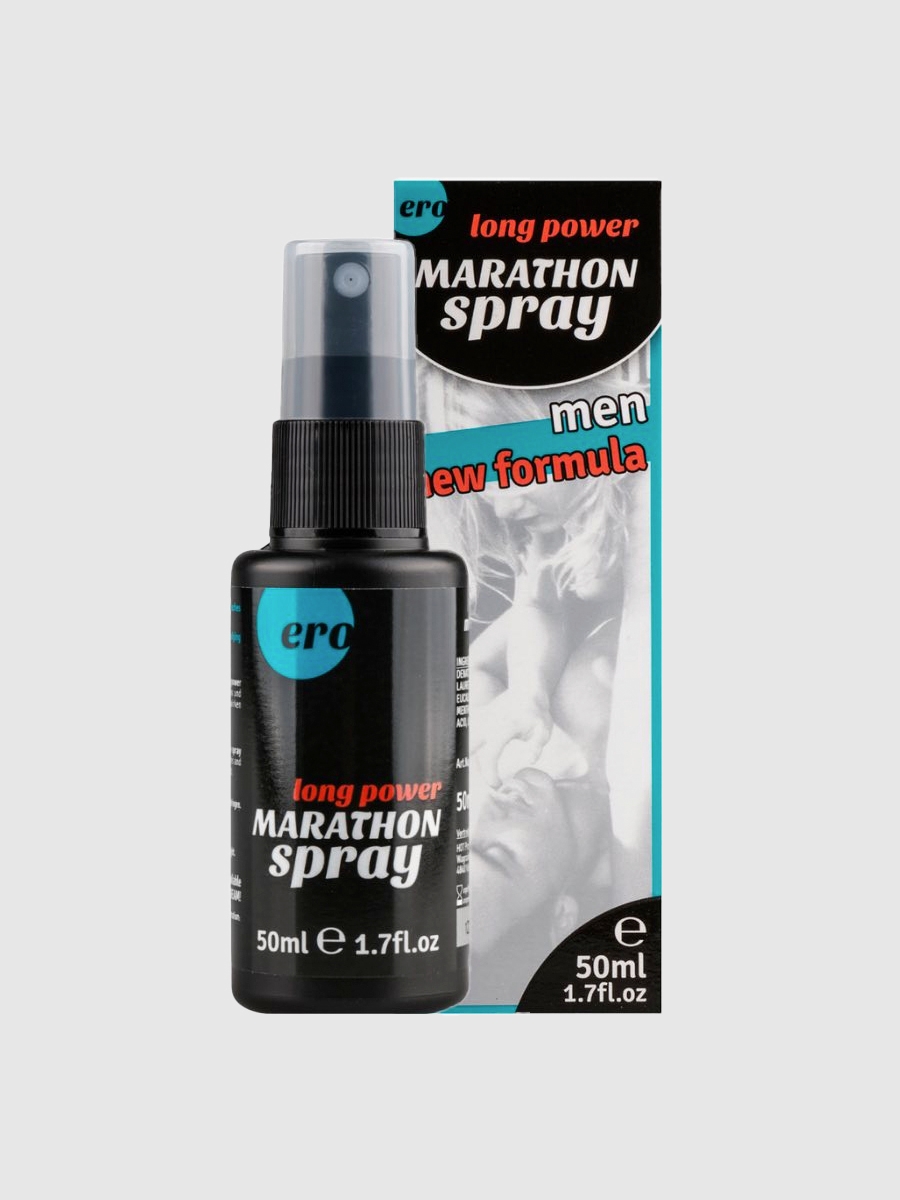 Ero-by-hot Long Power Marathon Spray Ejakulation Verzögern, Blau, 50 Ml - Amorana