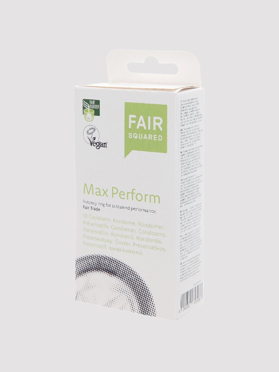 Fair-squared Max Perform Kondom, Transparent, 10 Stück - Amorana