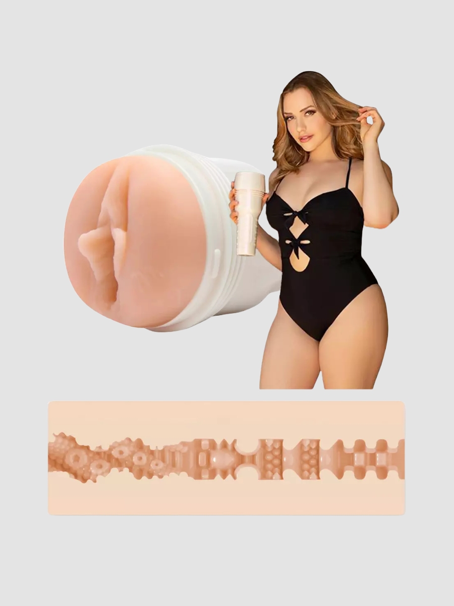 Fleshlight Mia Malkova Manueller Masturbator, Anfängergeeignet, Nude, Vaginal - Amorana