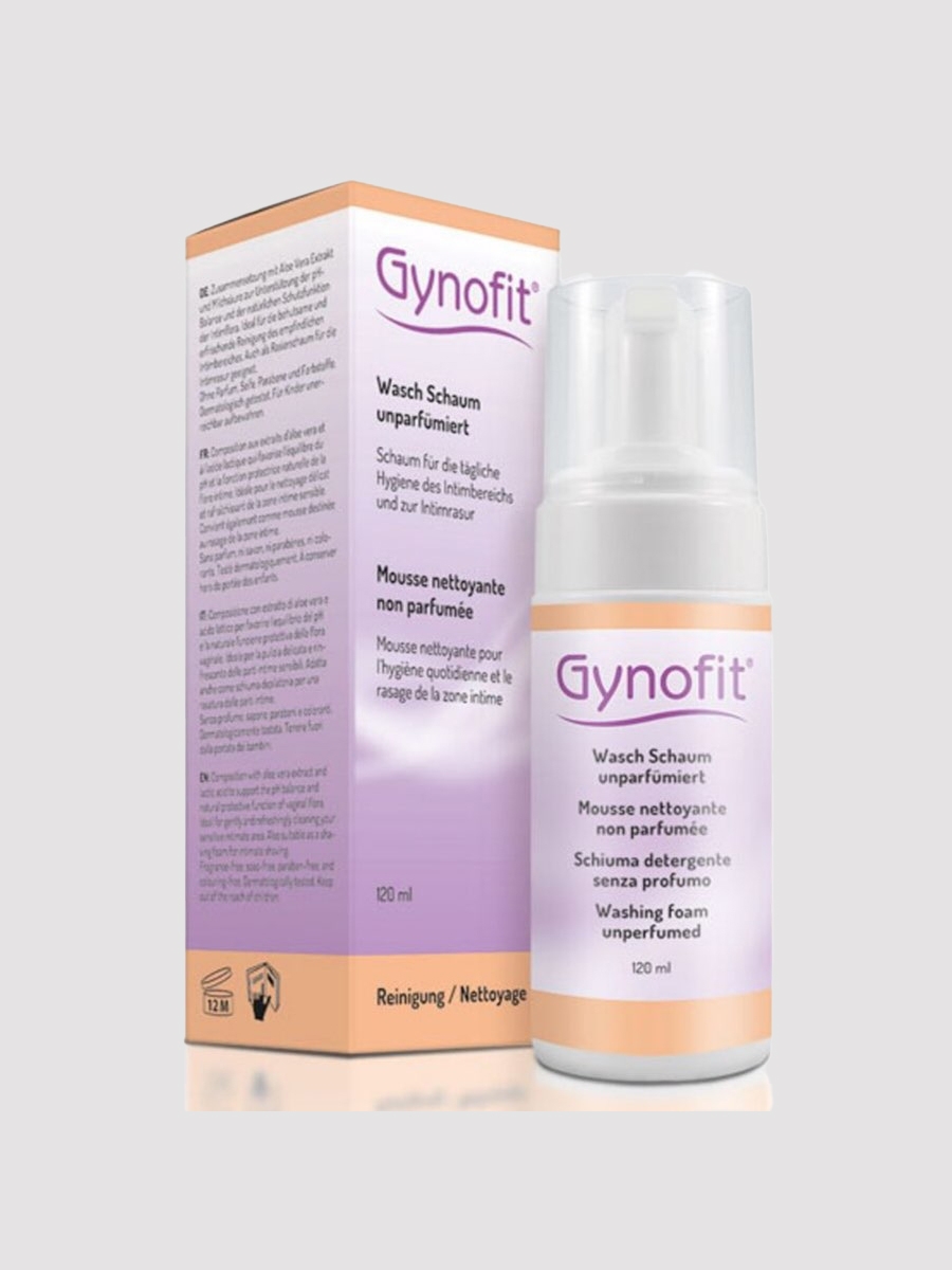 Gynofit Wasch Schaum Intimpflege, Violett, 120 Ml - Amorana