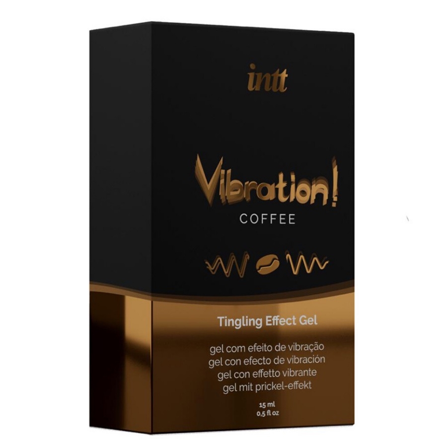 Intt Vibration! Coffee Gel Orgasmus Verstärker, Kaffee, Blau, 15 Ml - Amorana