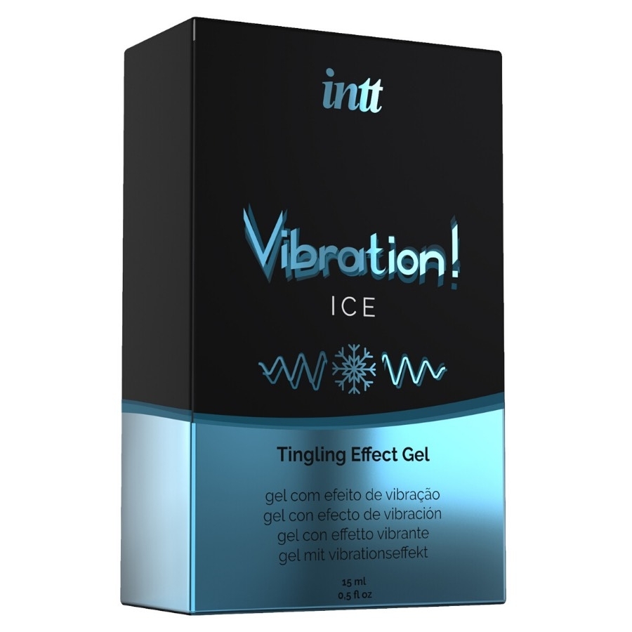 Intt Vibration! Ice Gel Orgasmus Verstärker, Pfefferminz, Blau, 15 Ml - Amorana