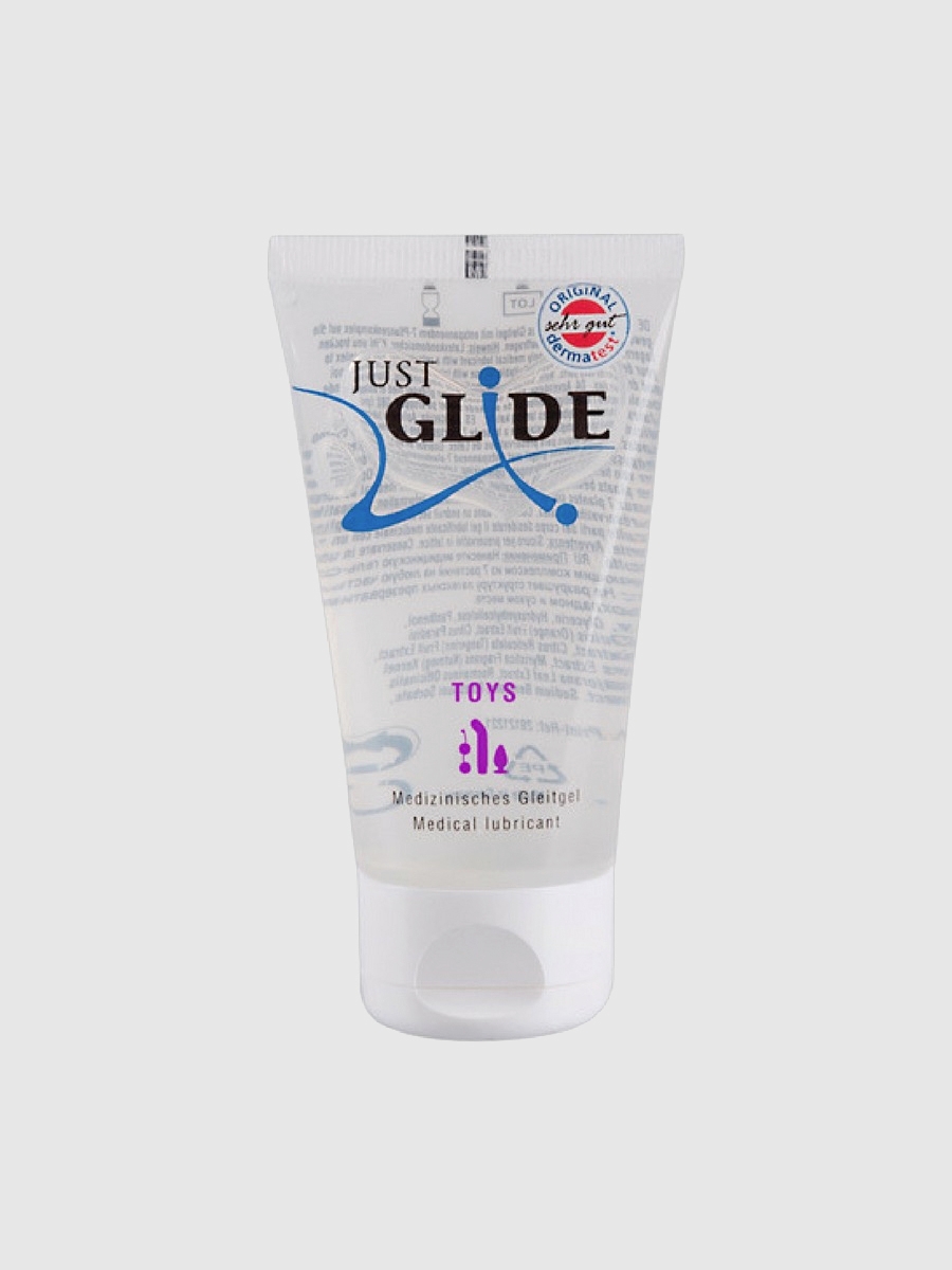 Just-glide Toys Wasserbasiertes Gleitgel, Transparent - Amorana